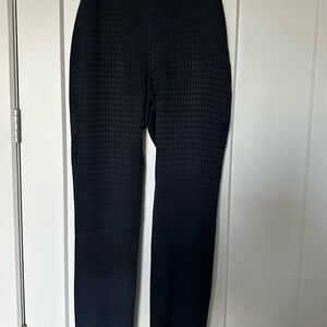 Karl Lagerfeld Black Textured Women's Pants